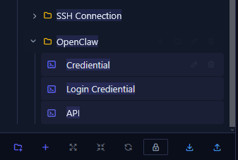 Saved NebulaSSH command macros ready to run across several servers at once